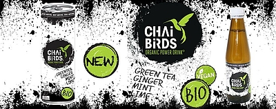 CHAi BiRDS – ORGANIC POWER DRINK ist die erste Auflage der neuen CHAi – Serie innerhalb der ORGANIC POWER DRINK Getränkegeneration der Firma CHiA BiRDS GmbH